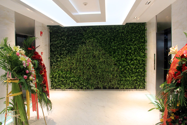 苏宁（上海）总部室内绿墙2
